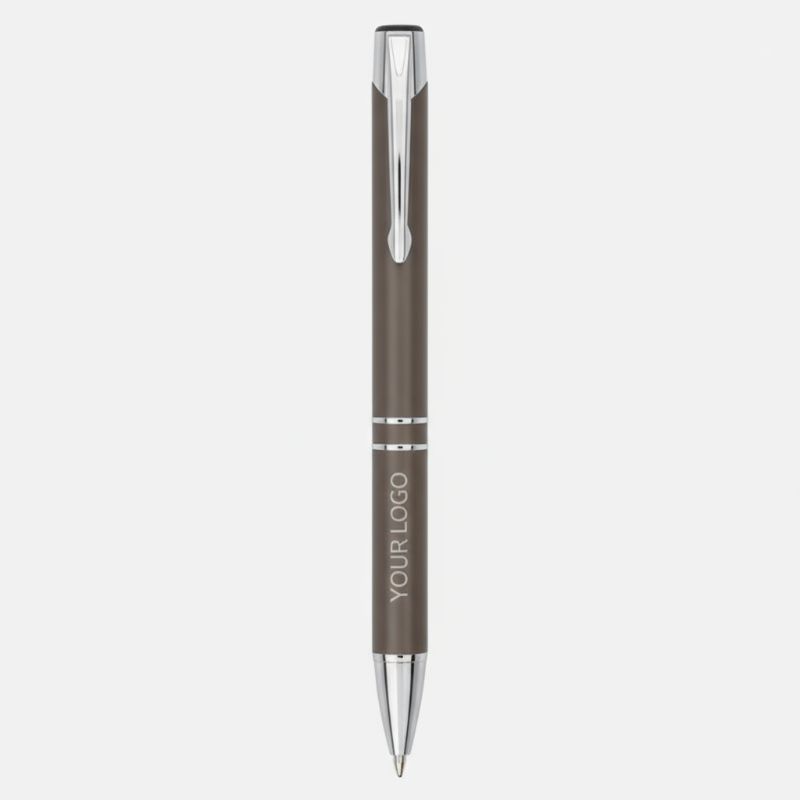 Metal Engraved Ballpoint Pen - Black Ink