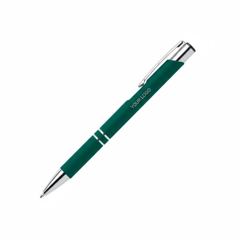 Engraved Pen with Soft Touch - best for simple logos