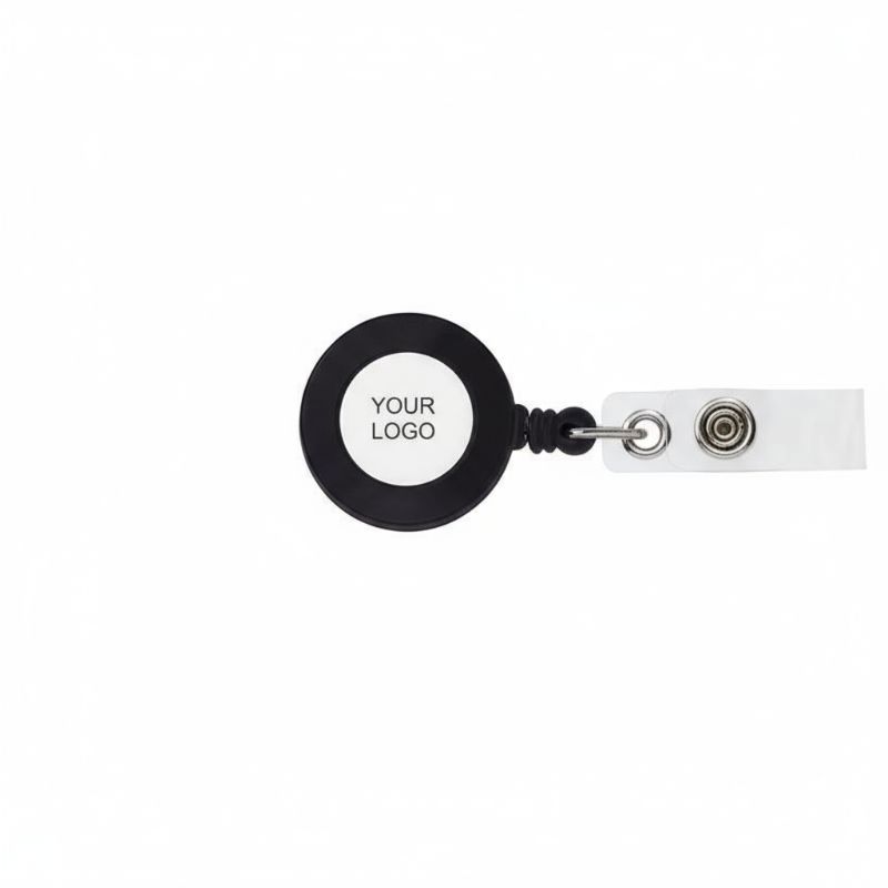 Retractable Badge Holder with a Slide Clip
