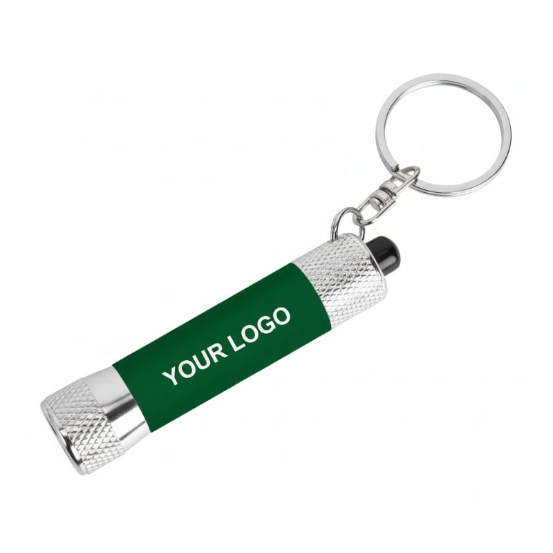 Planet LED Flashlight Keyring - Laser Engraved