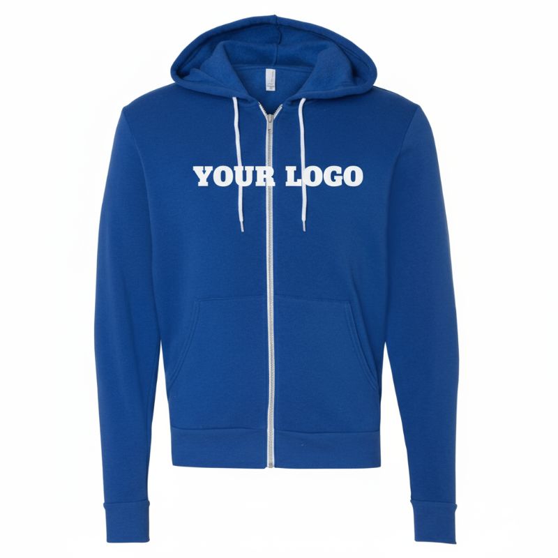 Unisex Full-Zip Hooded Sweatshirt