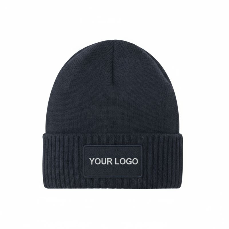 Rib Knit Cuff Beanie