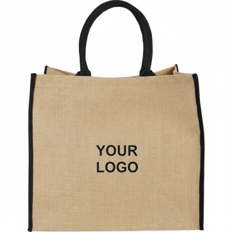 Large Jute Tote Bag