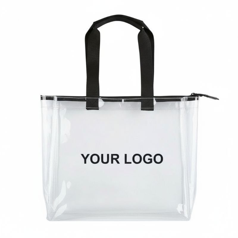 Perfect Line Clear Zippered Tote