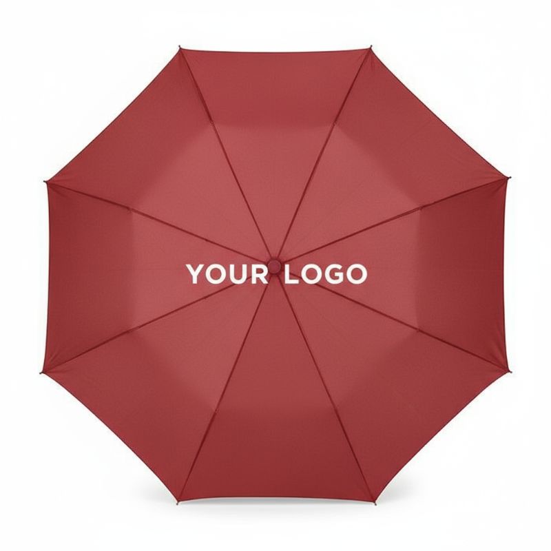 42″ Folding Umbrella with Auto Open - Solid - 42″ Arc