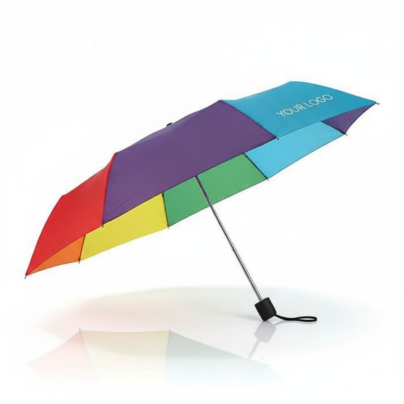 Shed Rain Super Mini Umbrella - Rainbow - 42″ Arc