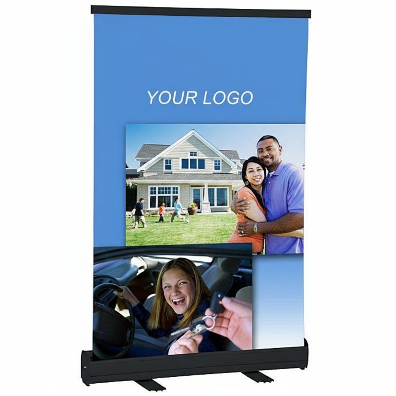 Economy Tabletop Retractable Banner Display - 24″