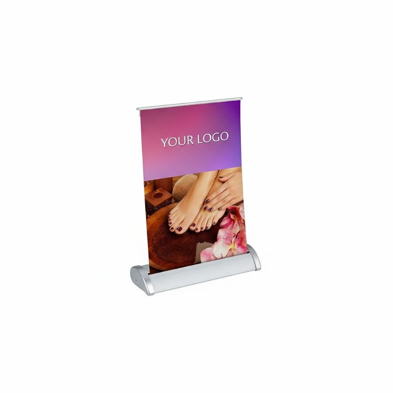 Breeze Tabletop Retractable Banner Display - 8″